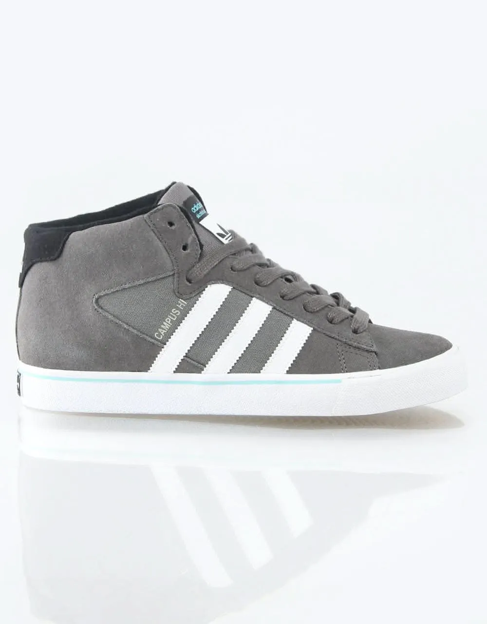 adidas Campus Vulc Mid Skate Shoes - Cinder/White/Black