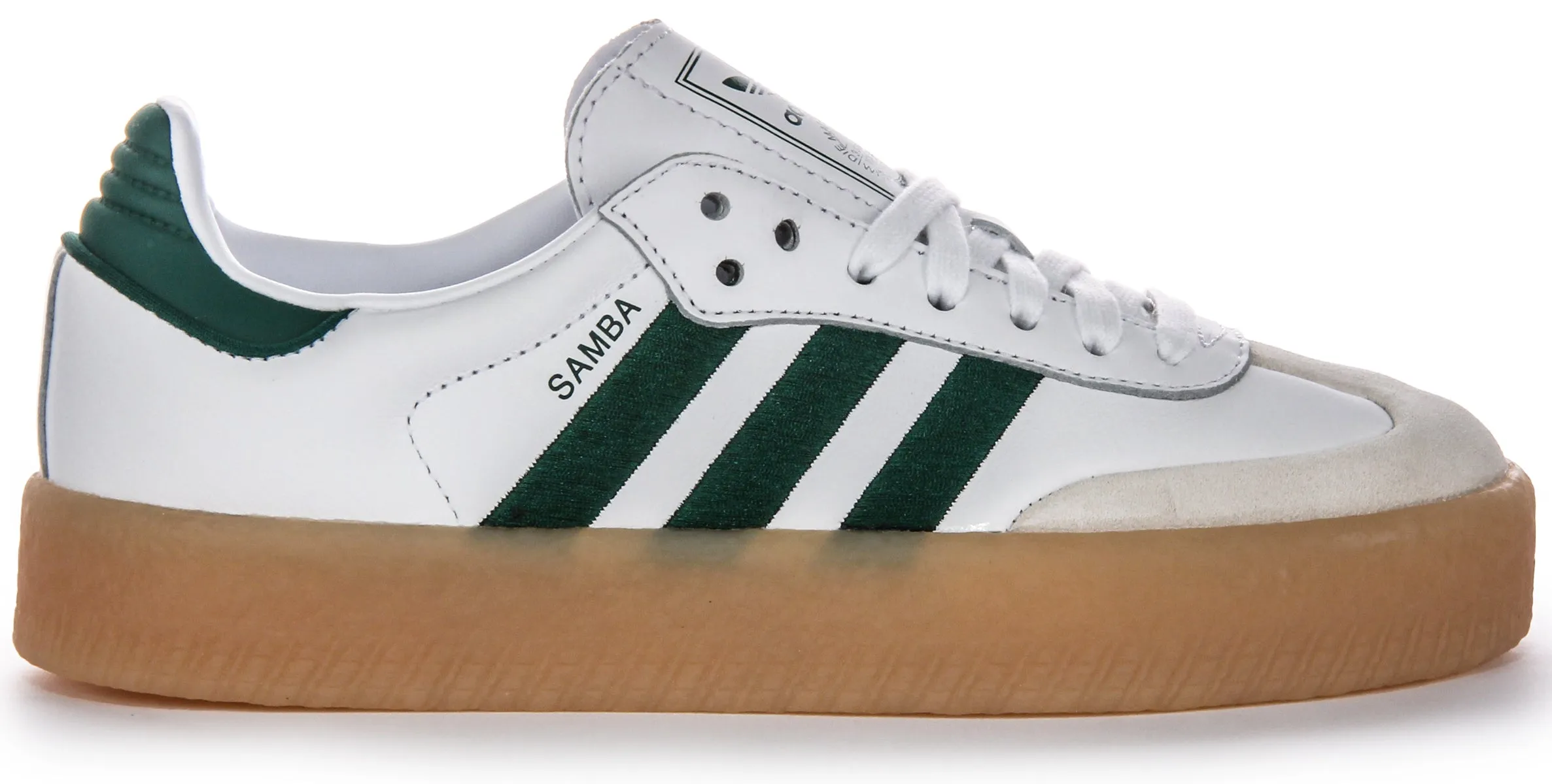 Adidas Sambae In White Green For Women