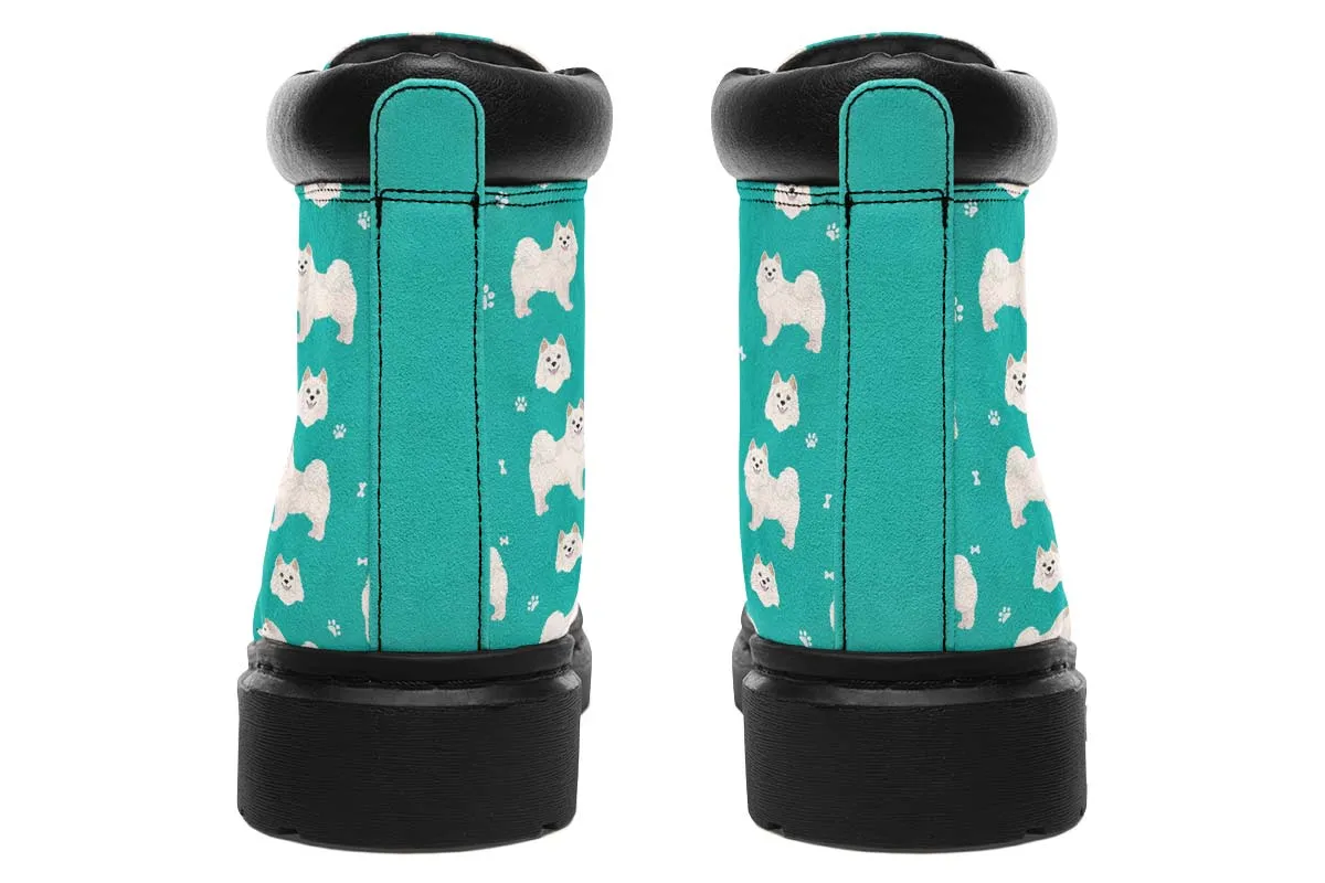 American Eskimo Pattern Classic Vibe Boots