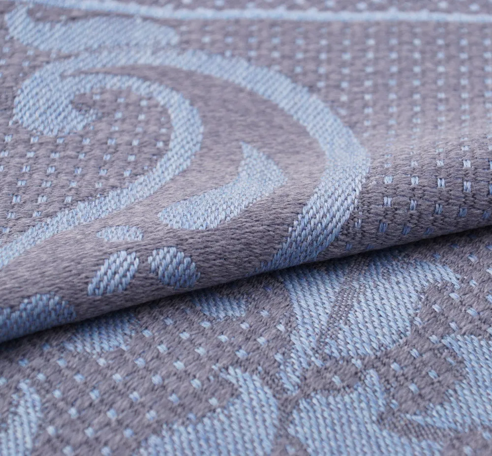 Battisti Paisley Jacquard Wool Throw Blanket