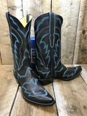 Black & Blue Stitch Tres Outlaws Men's Classic Boot 4117