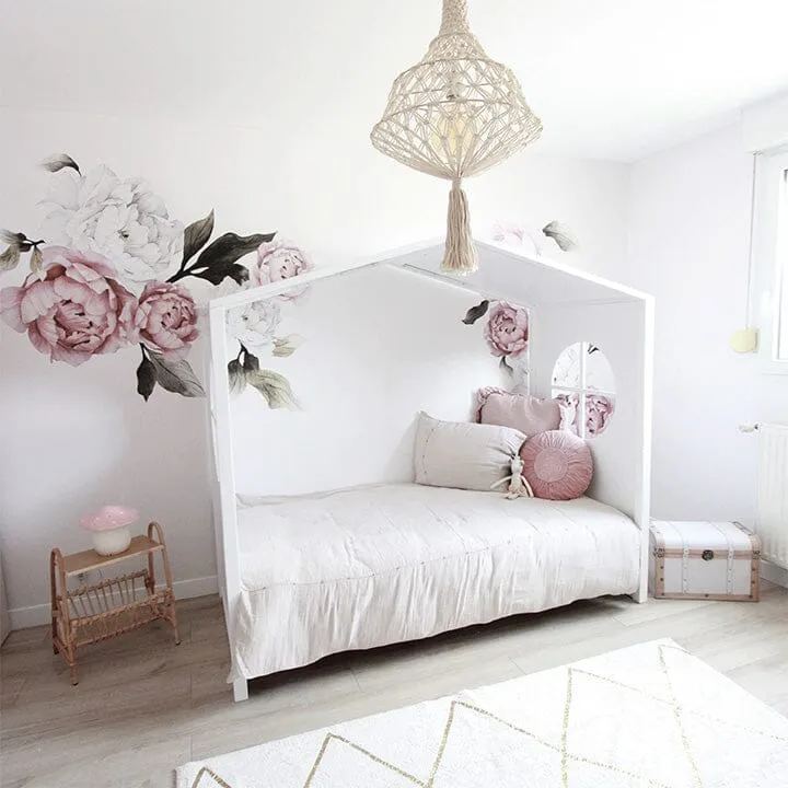 Blushing Peonies Wall Decals