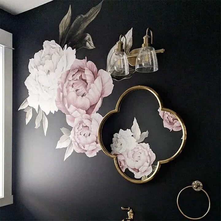 Blushing Peonies Wall Decals