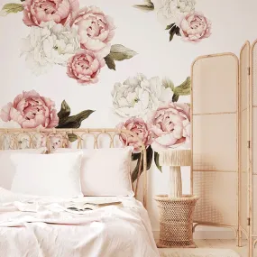 Blushing Peonies Wall Decals