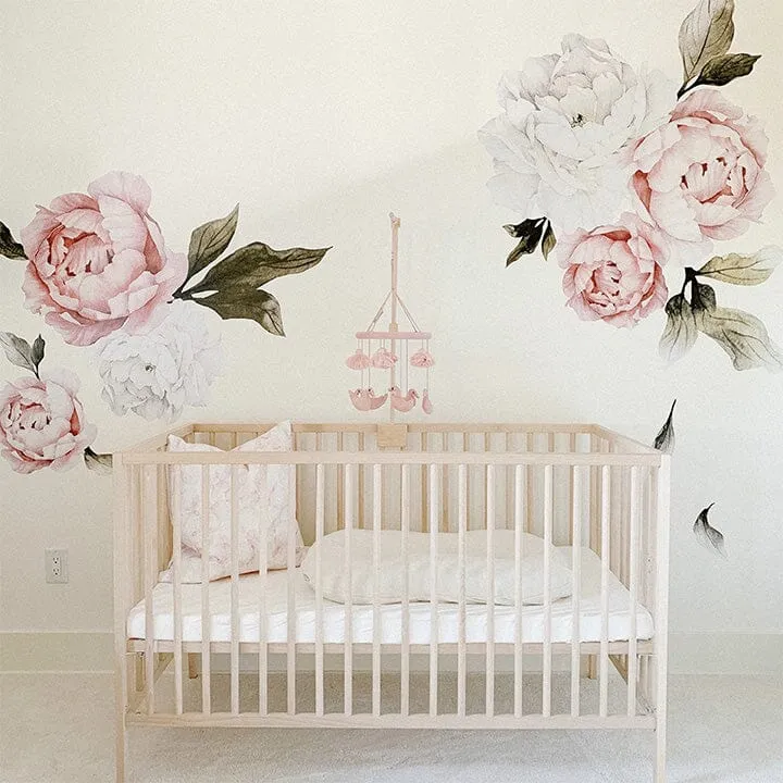 Blushing Peonies Wall Decals