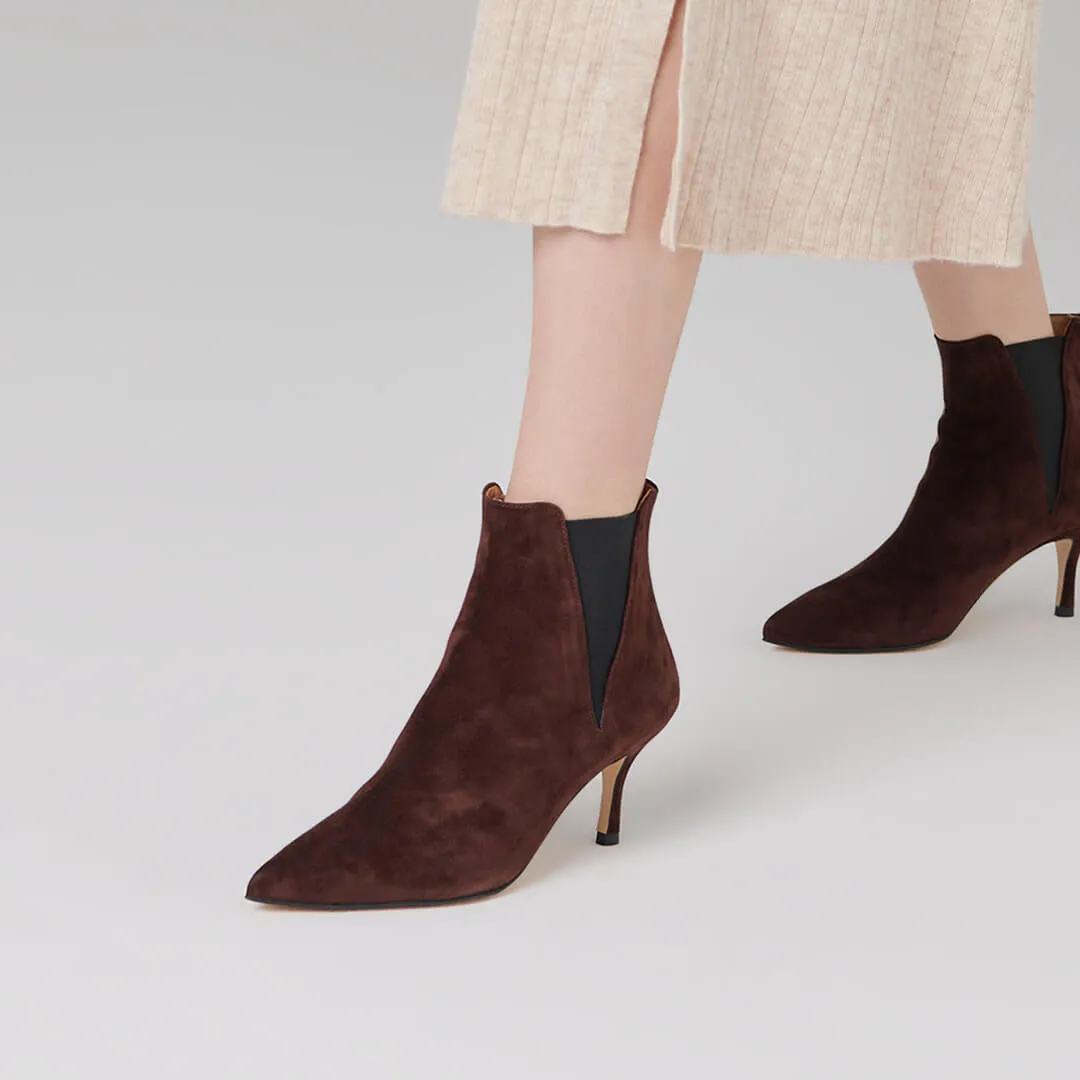 BODRAMA - point toe ankle boot