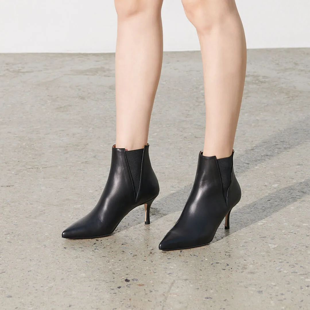 BODRAMA - point toe ankle boot