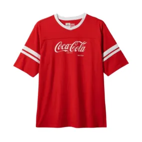 Brixton - Coca-Cola Classic Football Tee (Coke Red) *SALE