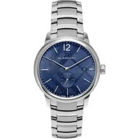 Burberry BU10007 Men's The Classic 40mm Blue Watch