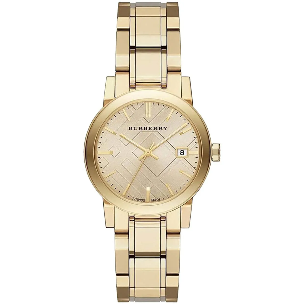 Burberry BU9134 Ladies Watch The City 34mm Champagne Gold Watch