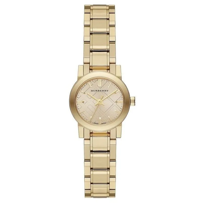 Burberry BU9227 Ladies The City Gold 26mm Watch