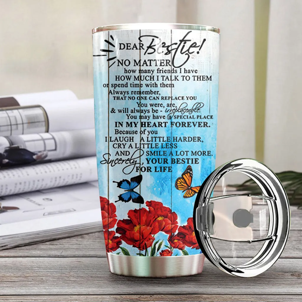 Butterfly Best Friends Personalized Tumbler