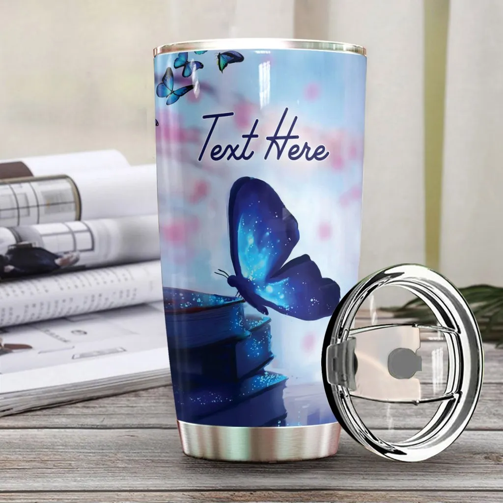 Butterfly Personalized Tumbler Fly