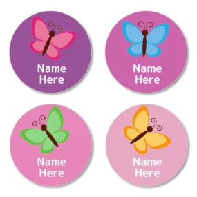 Butterfly Round Label (Pack of 30)