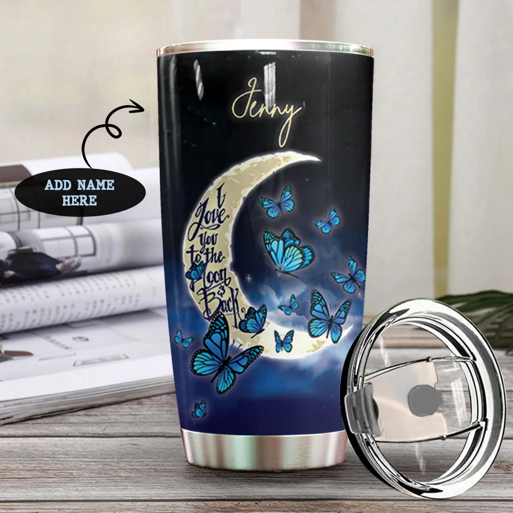 Butterfly To My Daughter Personalized Tumbler