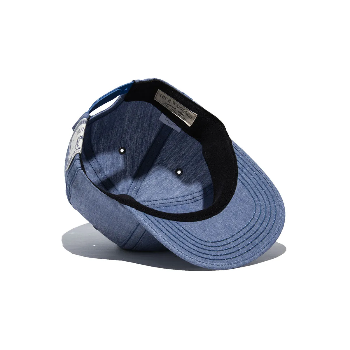 CHAMBRAY INSIDEOUT CAP - Blue