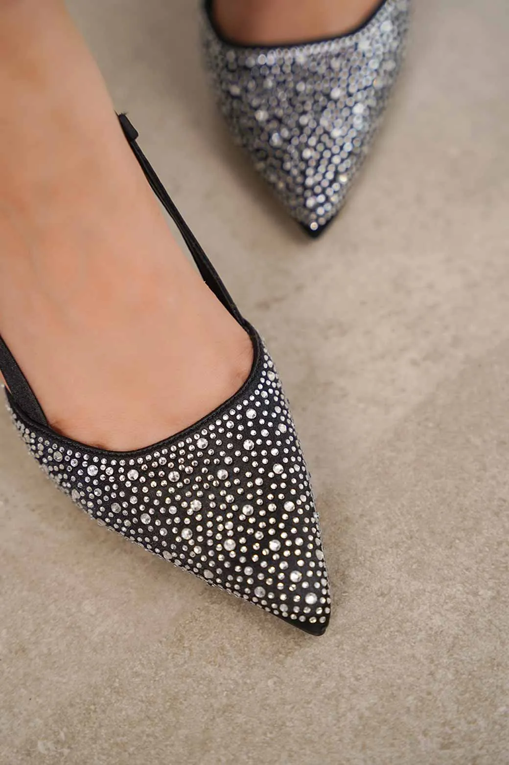 CRYSTAL SPRAY HEELS