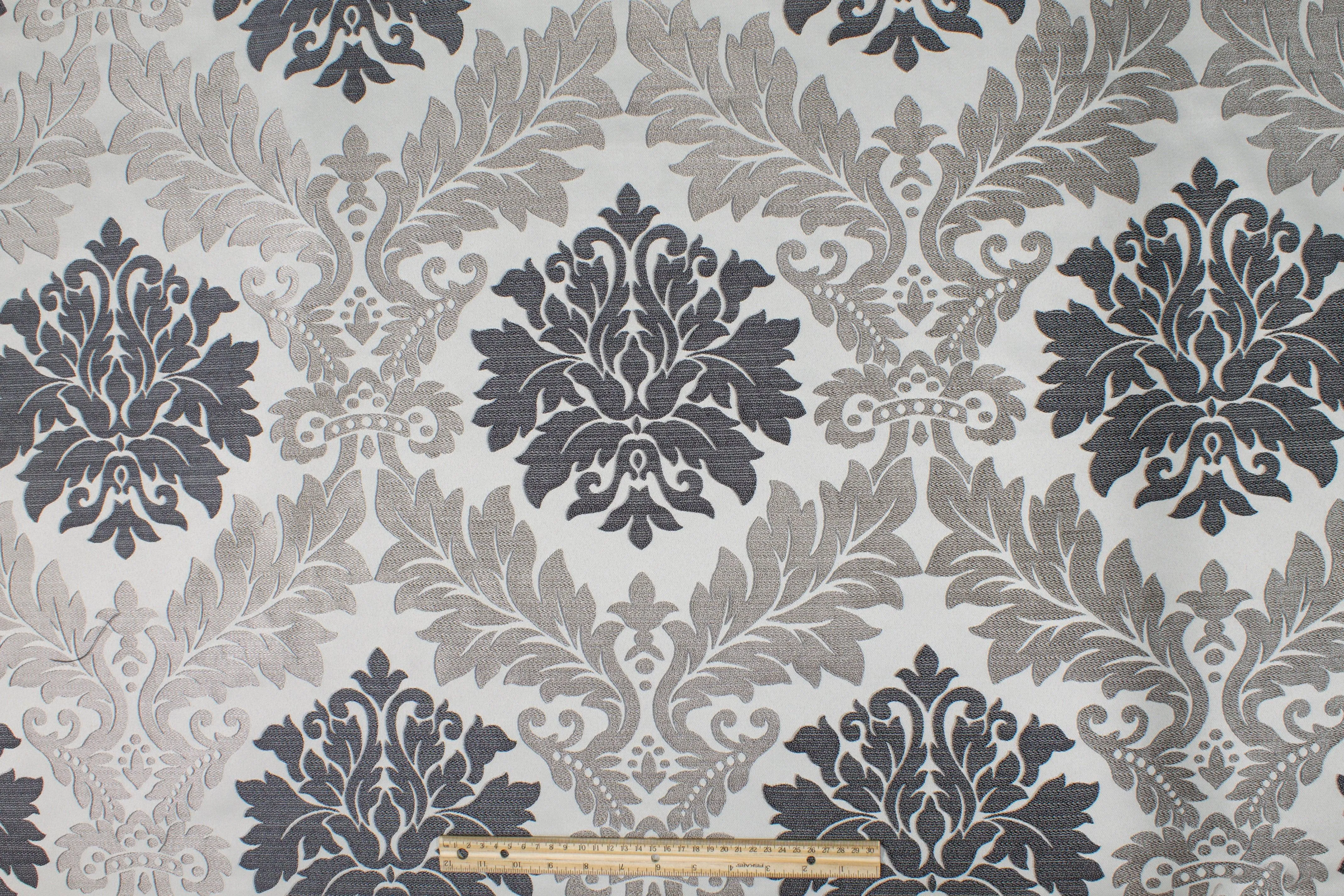 Damask Brocade - Gray