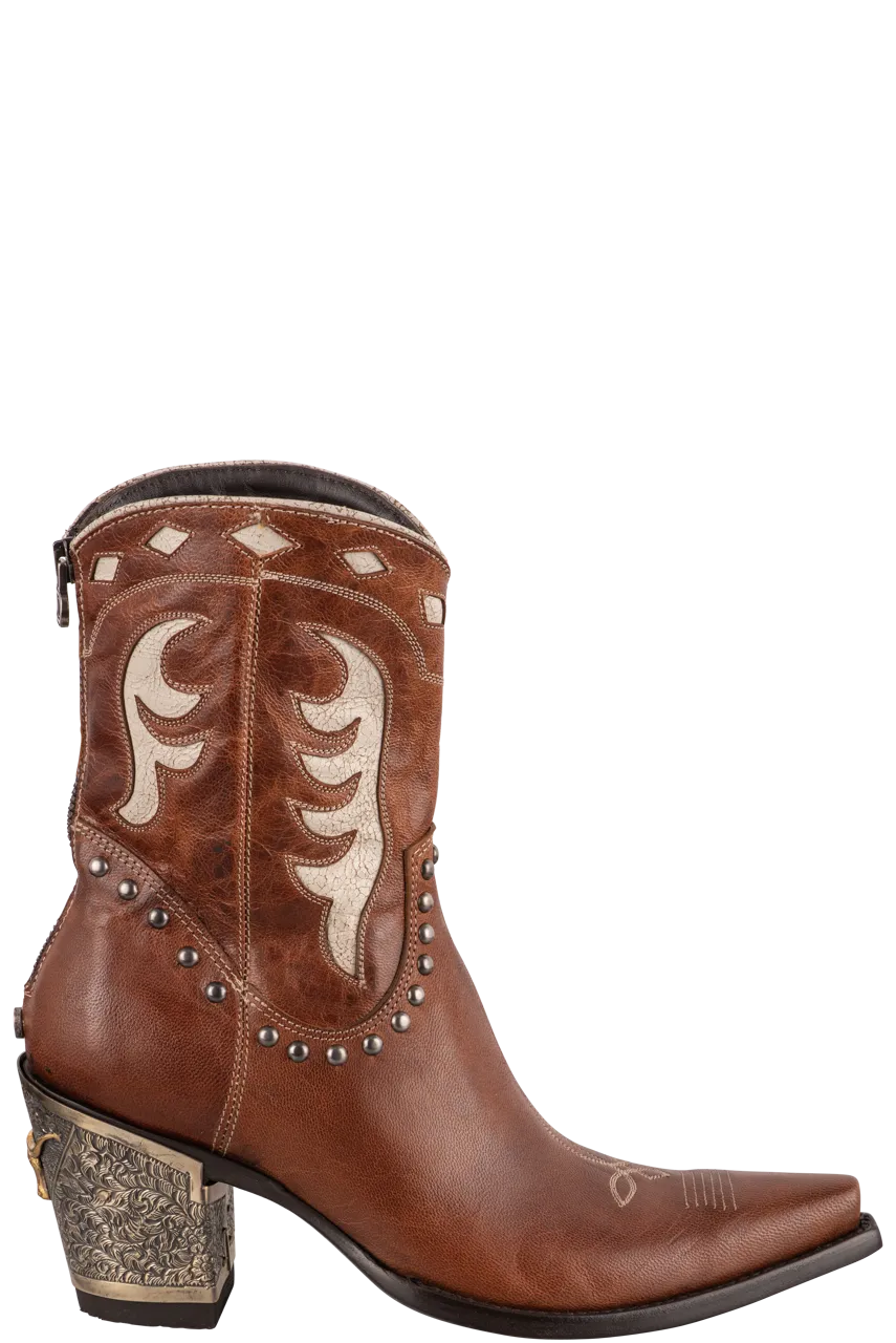 Double D Ranch by Old Gringo Women's Cattleman Boots - Brown