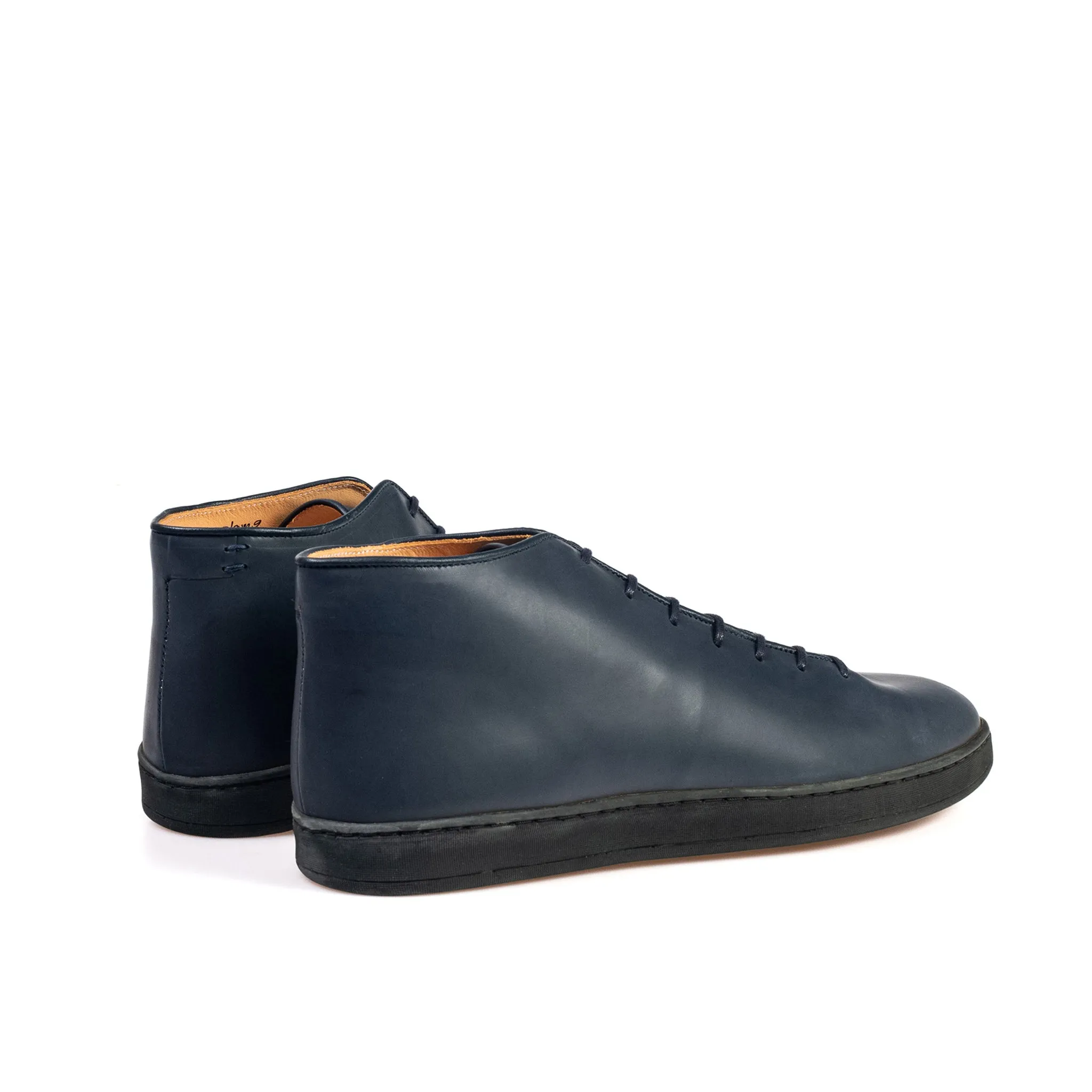 Everdon Wholecut Mid - Navy Veg Tan Calf