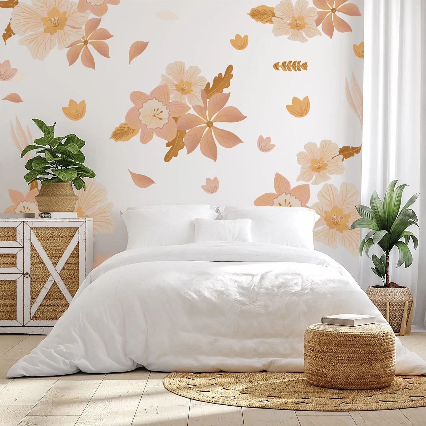 Island Flower Wall Decals