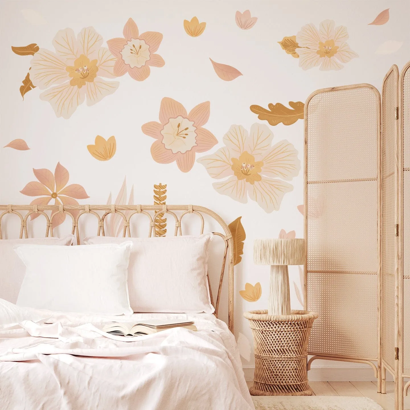 Island Flower Wall Decals