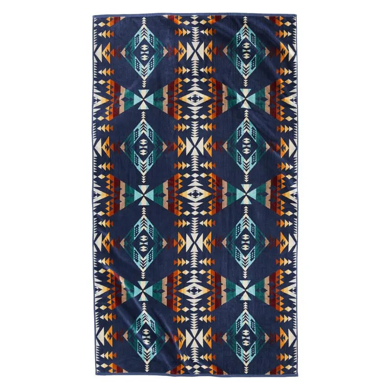 JACQUARD BEACH TOWEL - DIAMOND PEAK