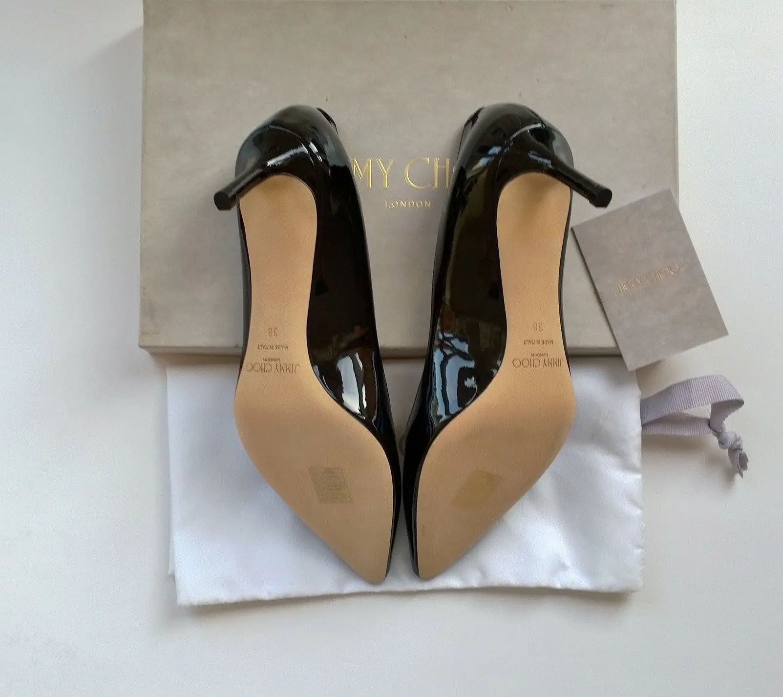 Jimmy Choo Romy 60 Black Patent Heels  sale pumps