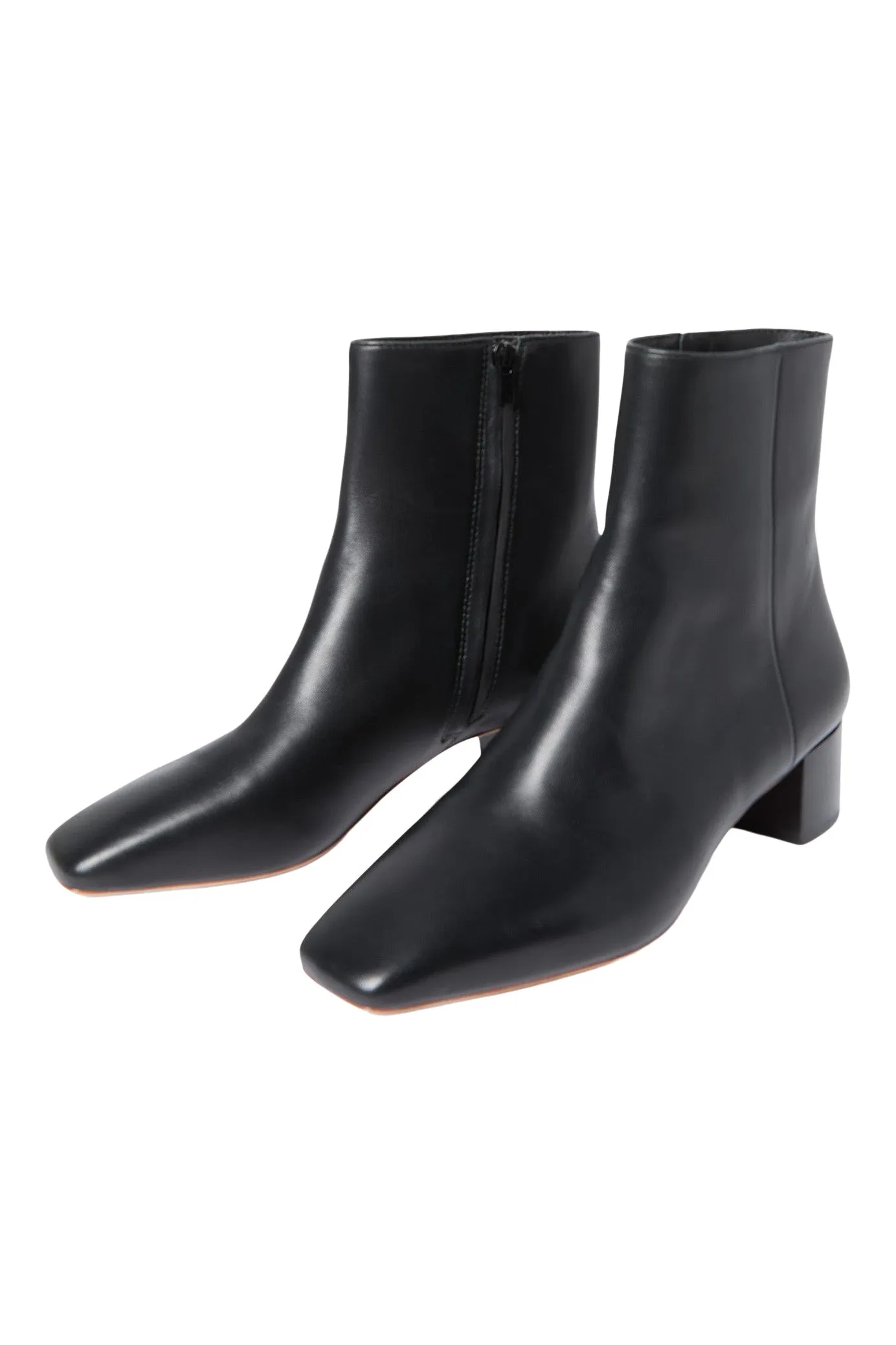 Loeffler Randall Ginny Square Toe Boot in Black