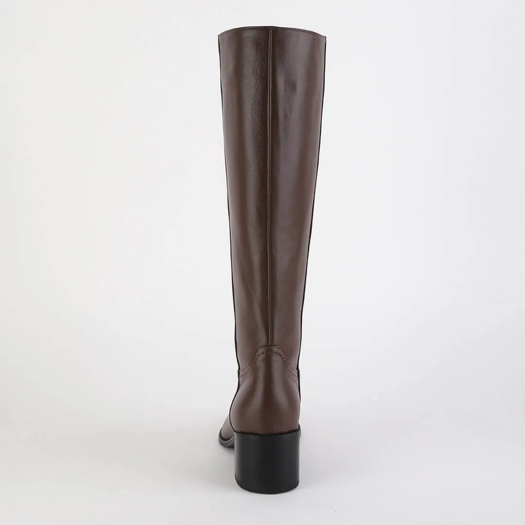 MAEVE - leather knee boot