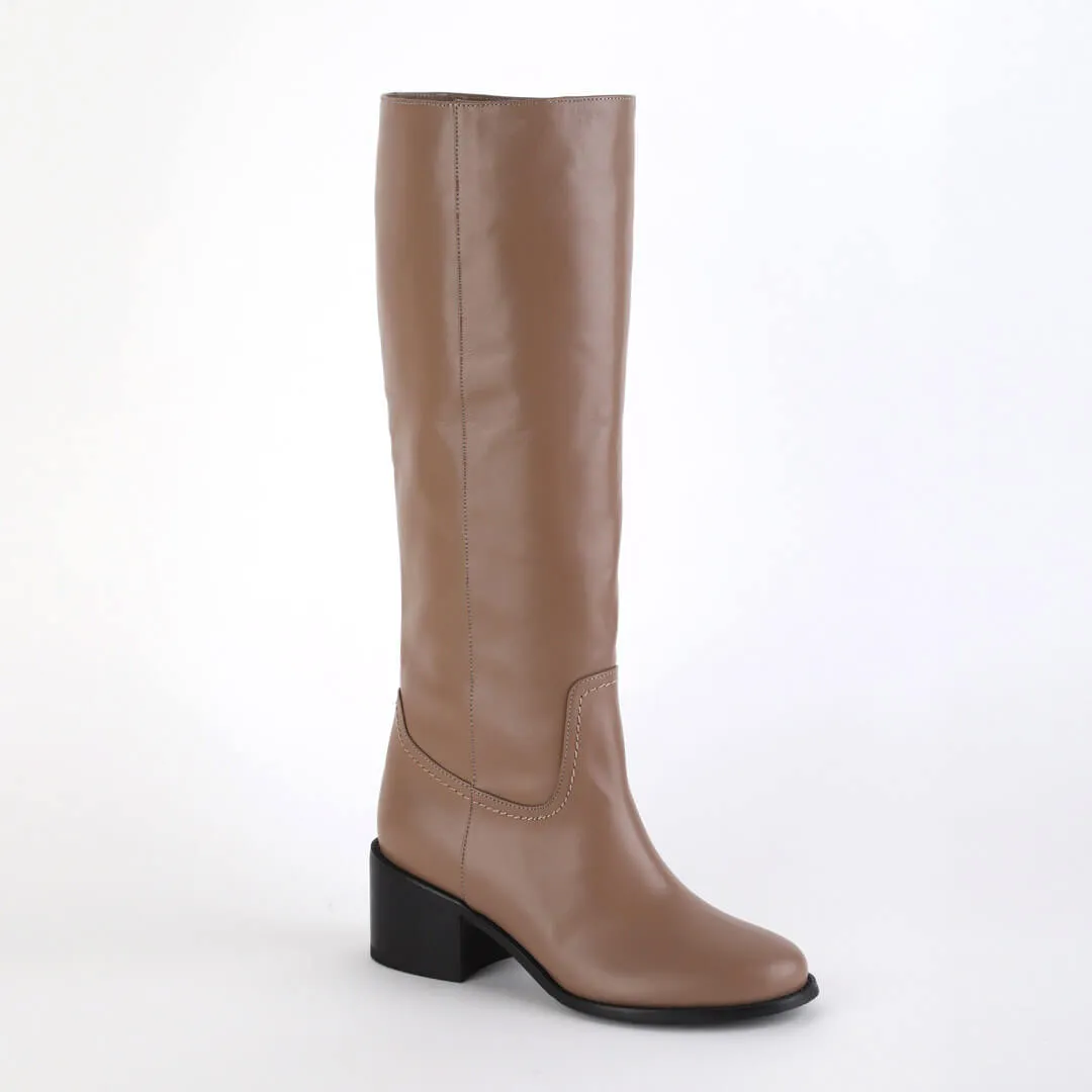 MAEVE - leather knee boot