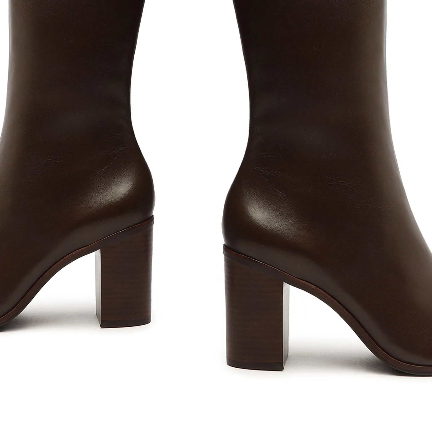 Magali Up Block Leather Boot