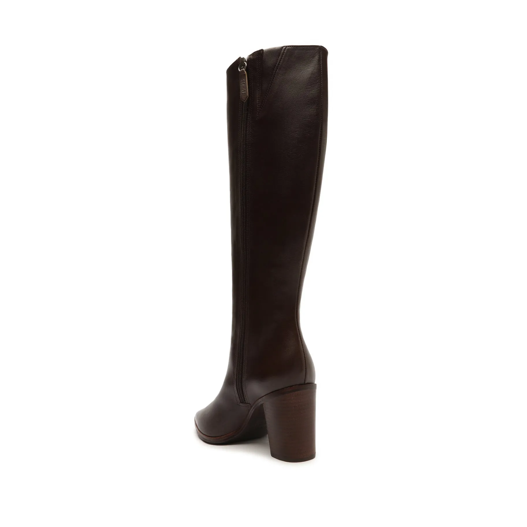 Magali Up Block Leather Boot