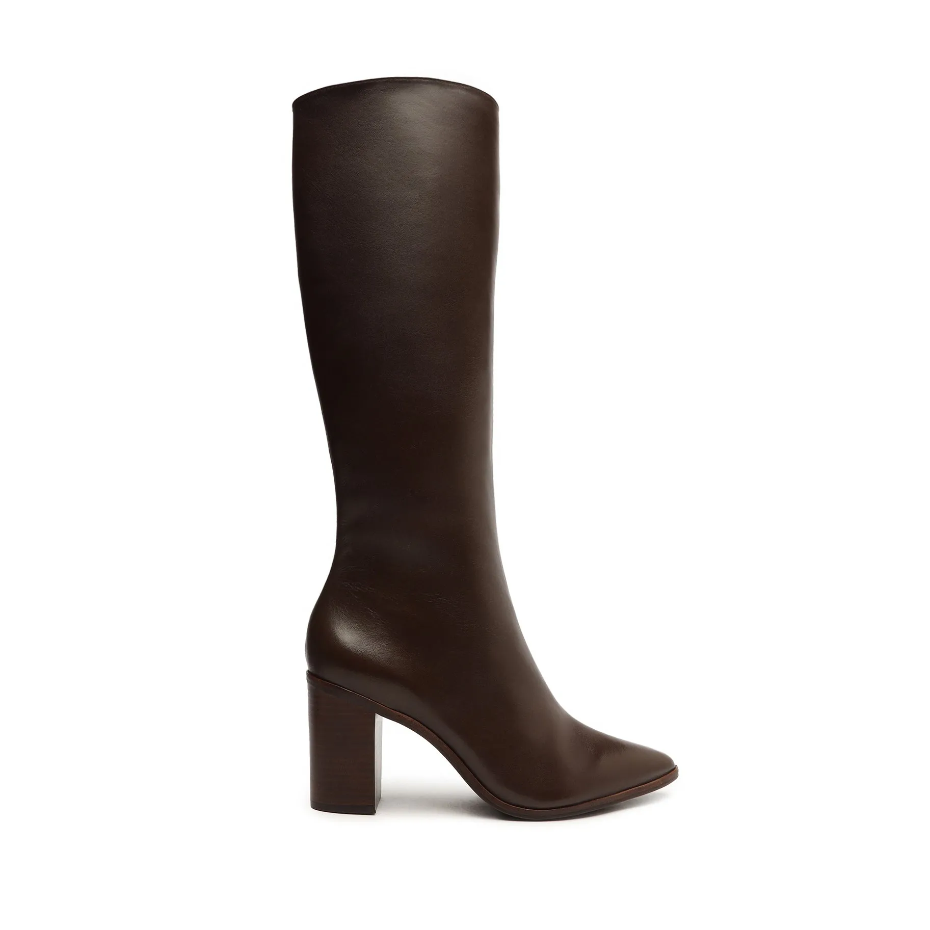 Magali Up Block Leather Boot