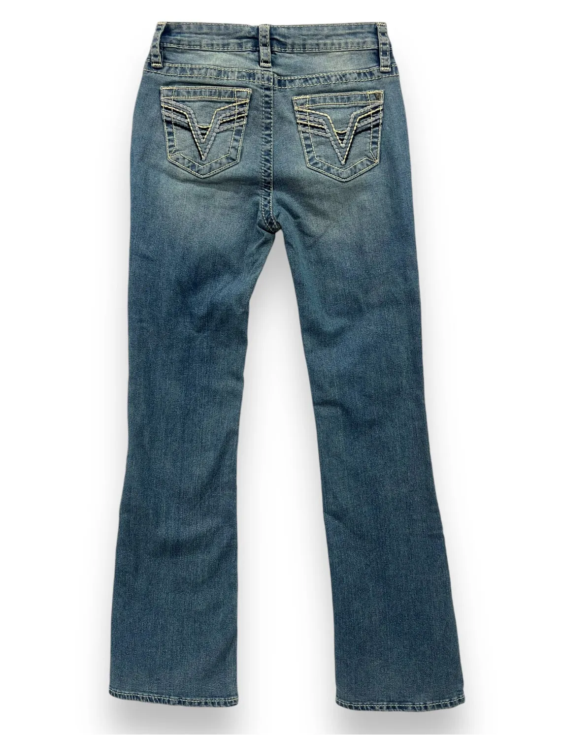 Marley Heavy Stitch Boot Cut - Med Wash