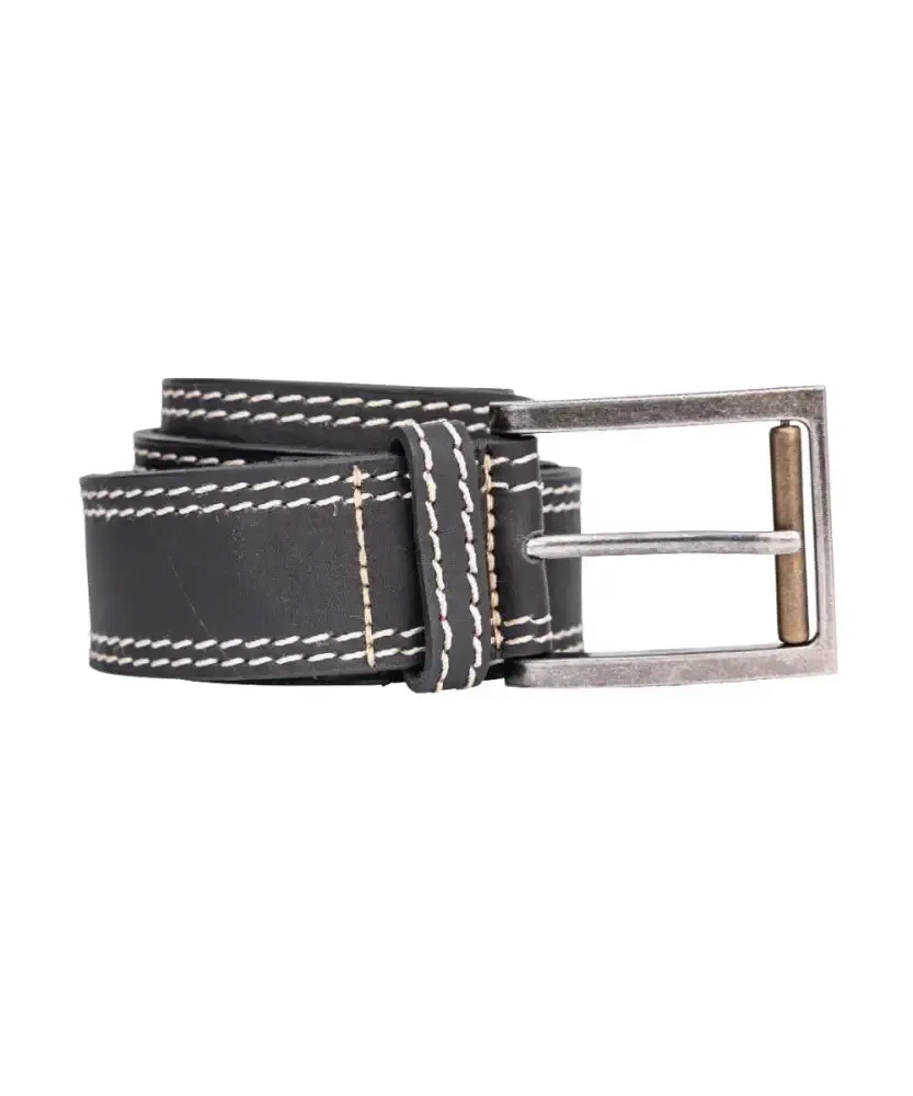 Mens 40MM Leather Stitch Belt