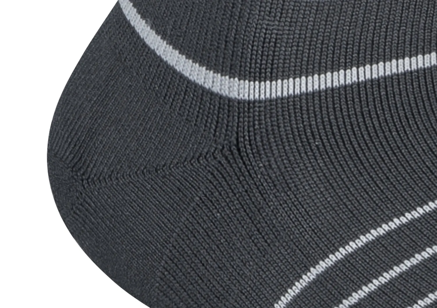 Mid-Calf Compression Socks - 18-25 mmHg - Dark Gray