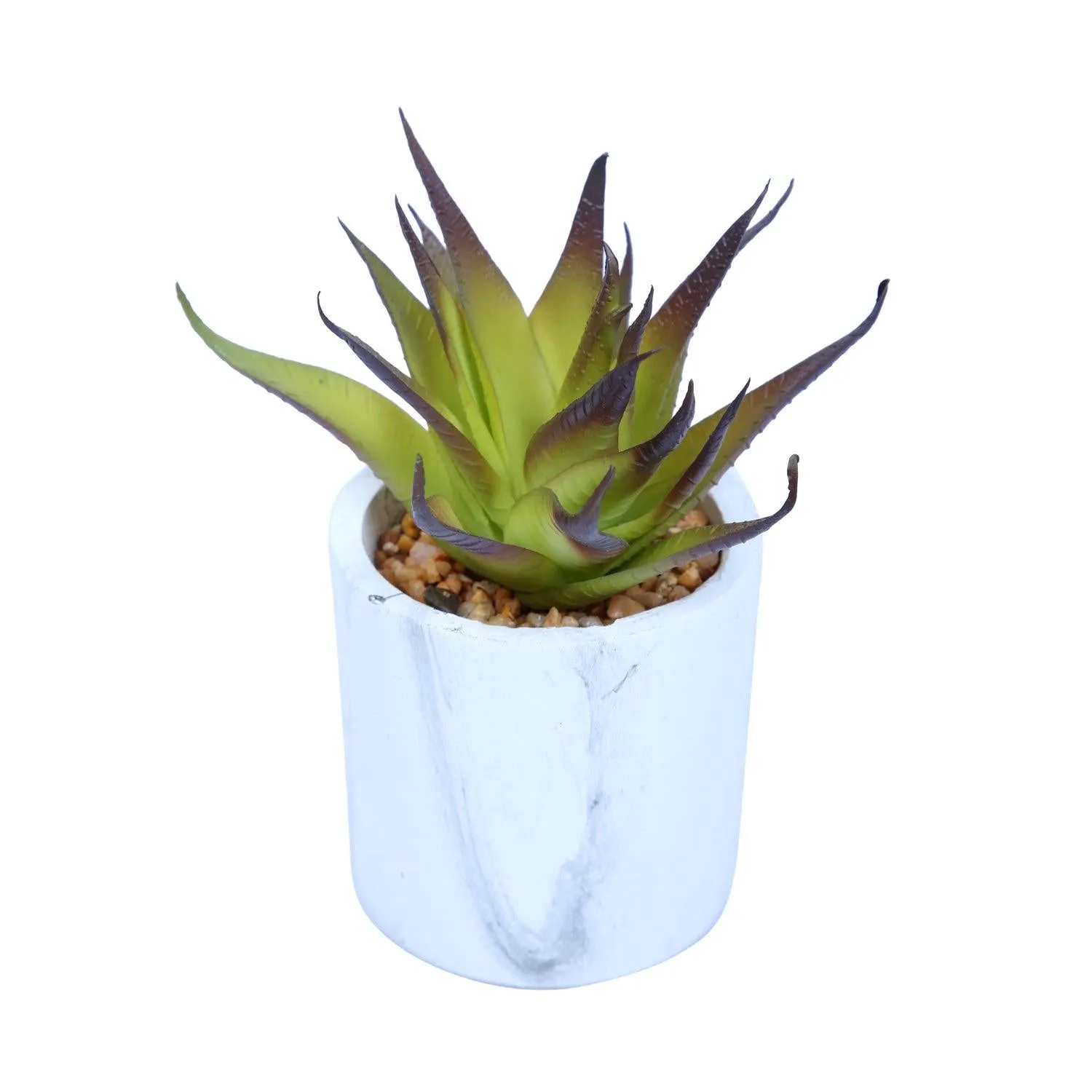 Mini Artificial Plant/Flower in Cement Pot/Planter