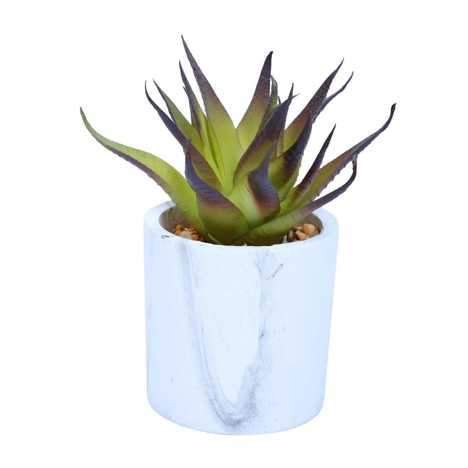 Mini Artificial Plant/Flower in Cement Pot/Planter