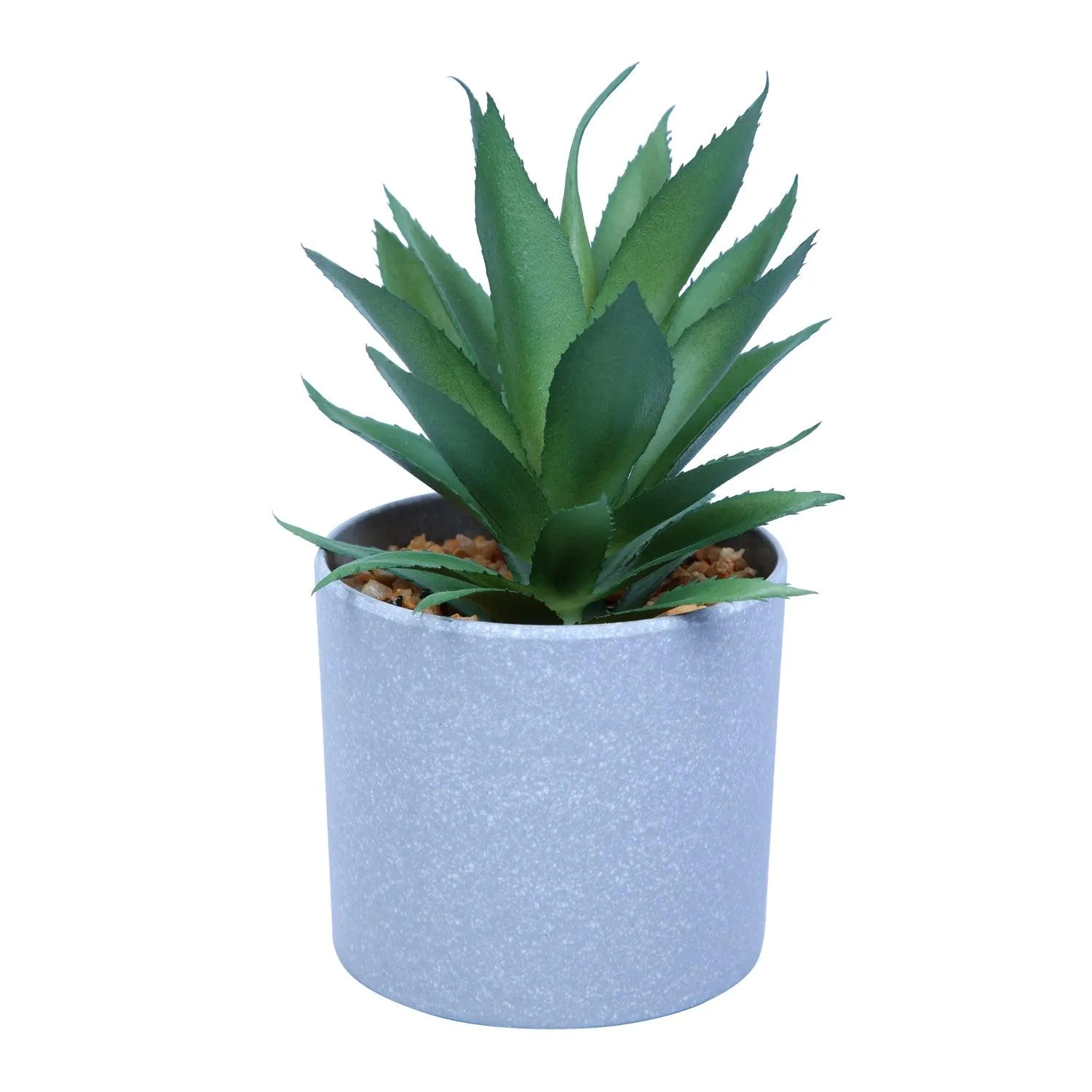 Mini Artificial Plant/Flower in Fiber Pot/Planter