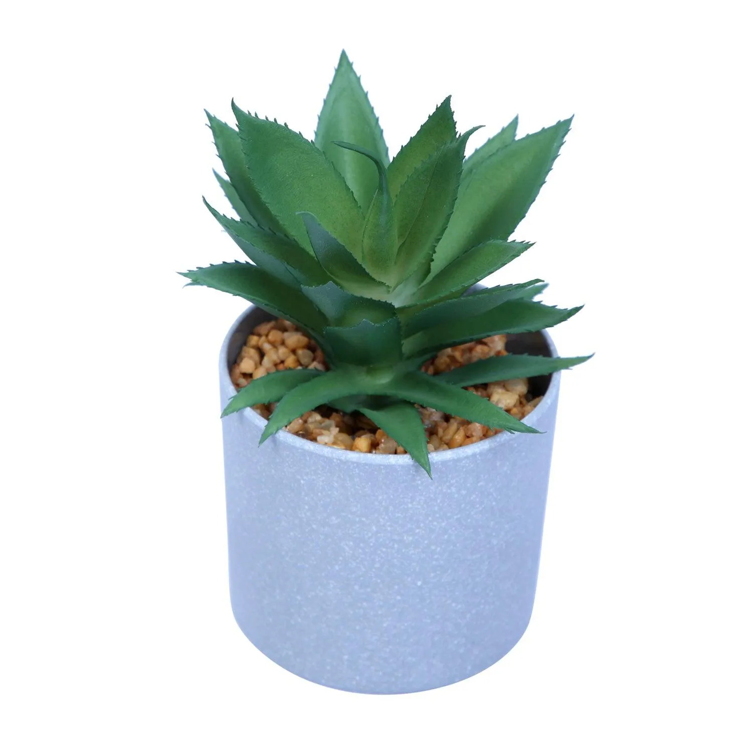 Mini Artificial Plant/Flower in Fiber Pot/Planter