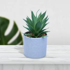 Mini Artificial Plant/Flower in Fiber Pot/Planter