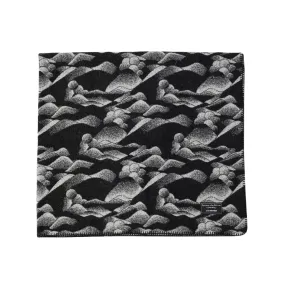 Mountain Camo Wool Blanket Large Black