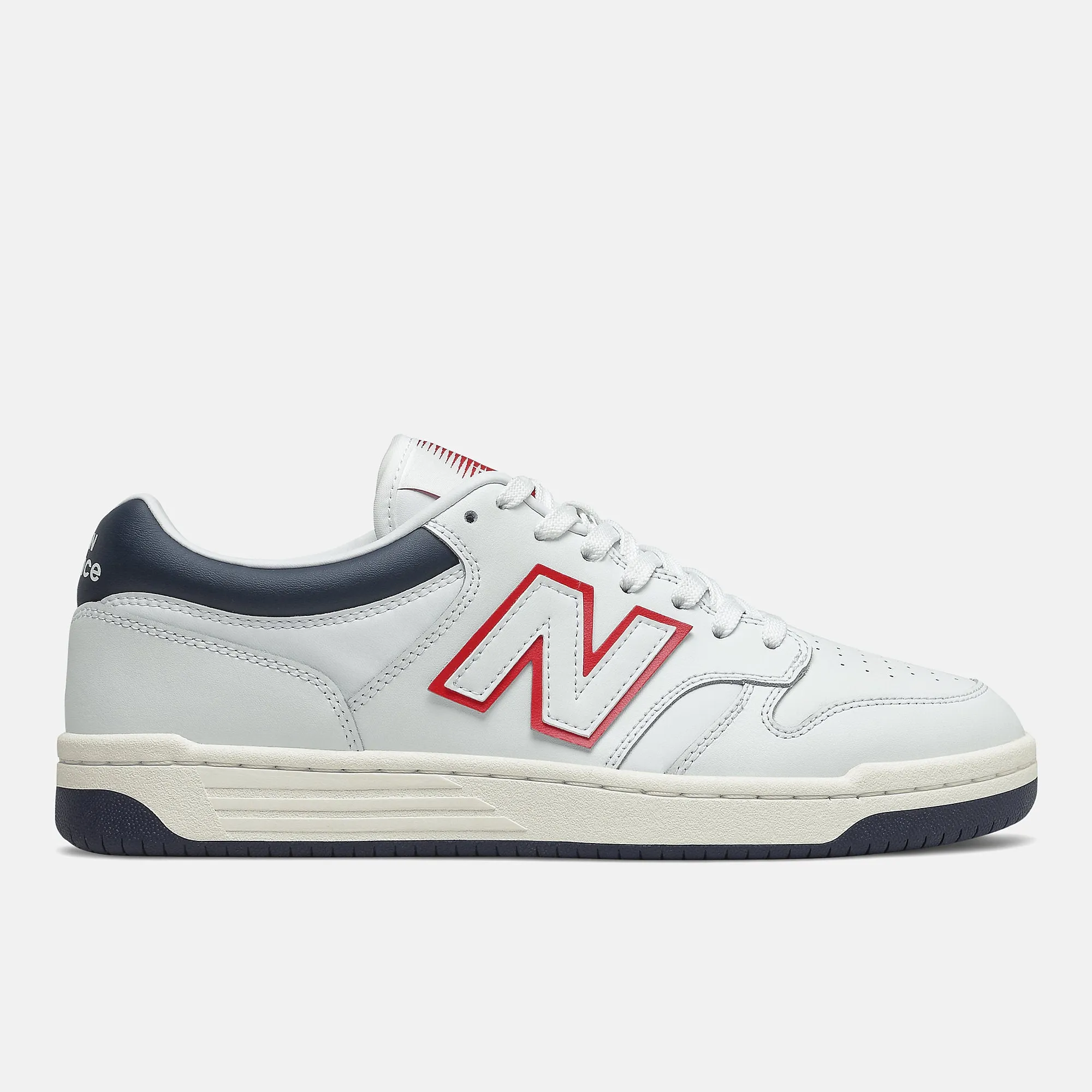 New Balance Mens Basket Ball Fashion Trainers - White / Red