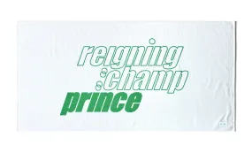 Rc X Prince Beach Towel 34 X 70 White/Green OS