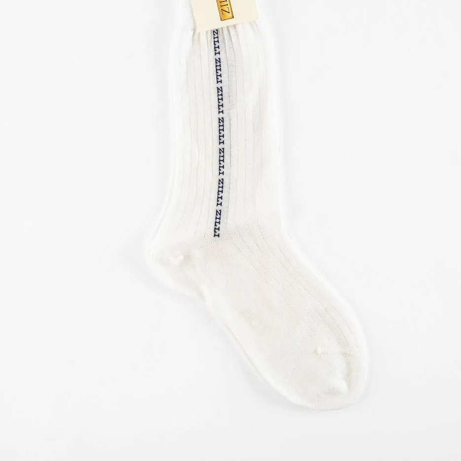 Ribbed Mid-Calf Socks