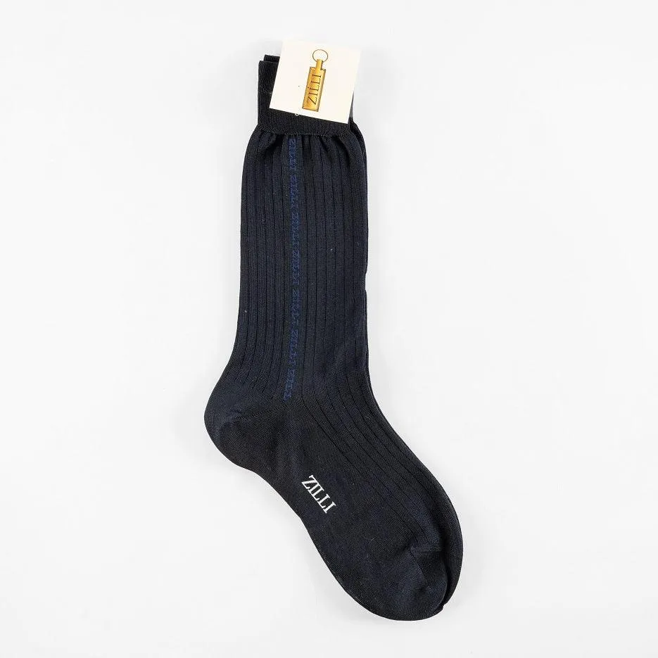 Ribbed Mid-Calf Socks