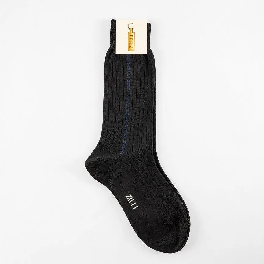 Ribbed Mid-Calf Socks