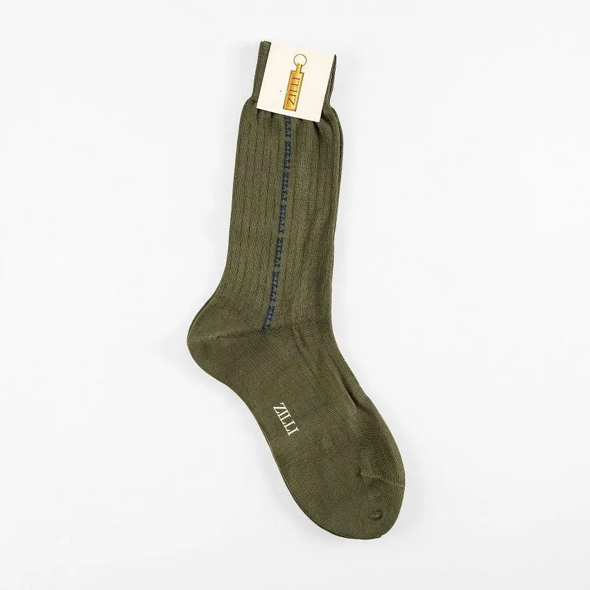 Ribbed Mid-Calf Socks