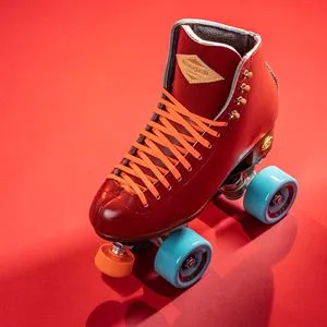 Riedell Crew Roller Skates - Crimson Red